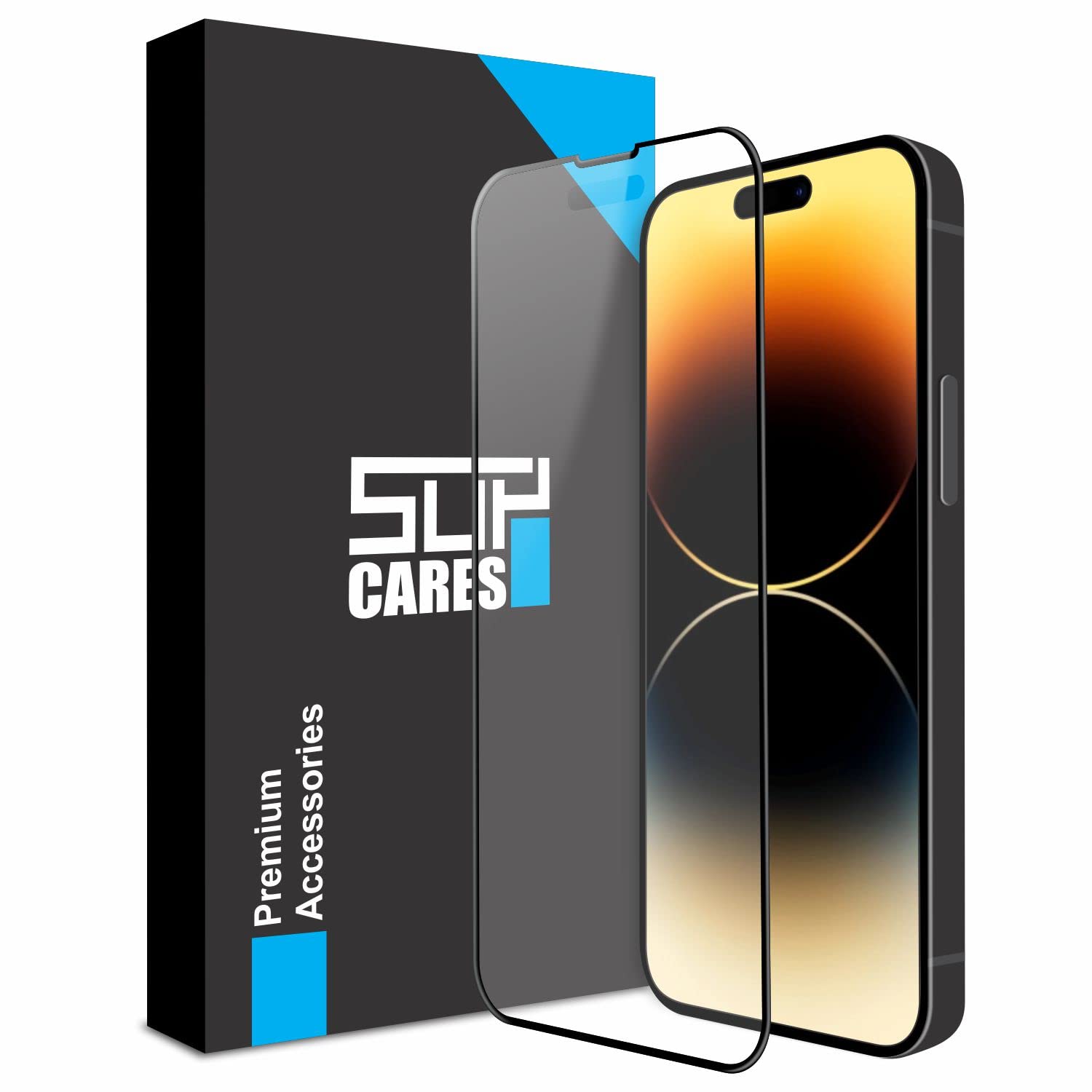 SupCares Edge To Edge Anti Glare Matte Tempered Glass For iPhone 14 Pro (6.1 Inch) With Easy Self Installation Kit | Black (B0BJ77D8XM) Amazon Price History, Amazon Price Tracker