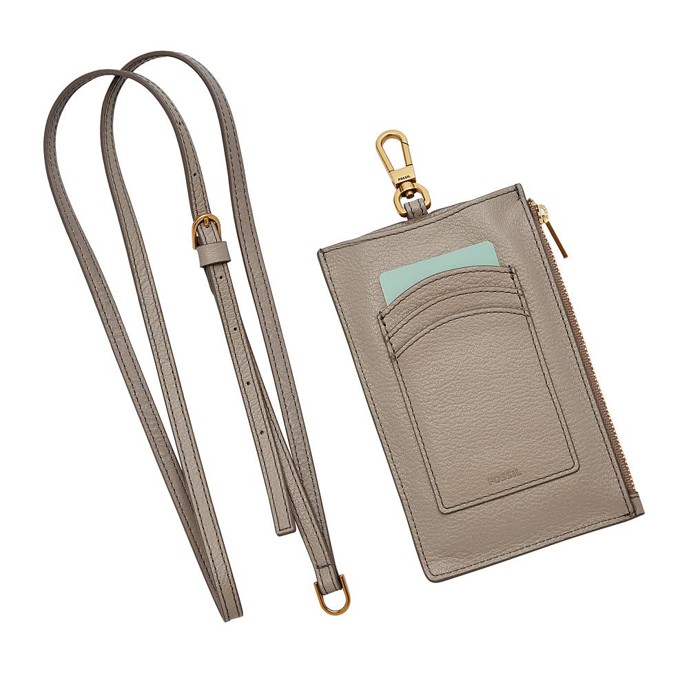 Fossil Geschenk für Frauen Rio, Eco Leder/Polyurethan Trim Pouch braun 10,2 cm L x 2,6 cm B x 16,2 cm H SLG1483200