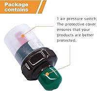 Vista 2 de mankk Interruptor de presión de aire 70-100 PSI Rosca 1/8 "NPT 24V 12V DC Compresor de aire Interruptor de presión para tren de bocina de aire