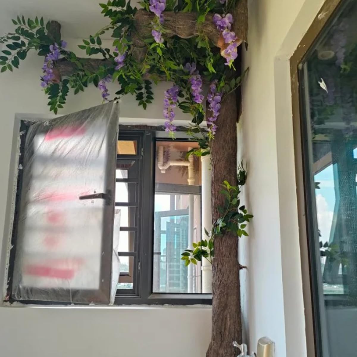 Corteza Artificial De Silicona De 50 x 100 Cm, Ideal para Decorar Pilares, Tuberías, Postes De Alumbrado Público Y Envolver