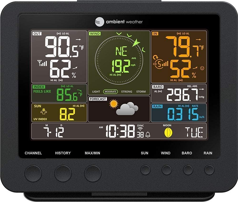Ambient Weather WS-7078 Pool Bundle - Smart Weather Station for The Pool w/WiFi Remote Monitoring and Alerts