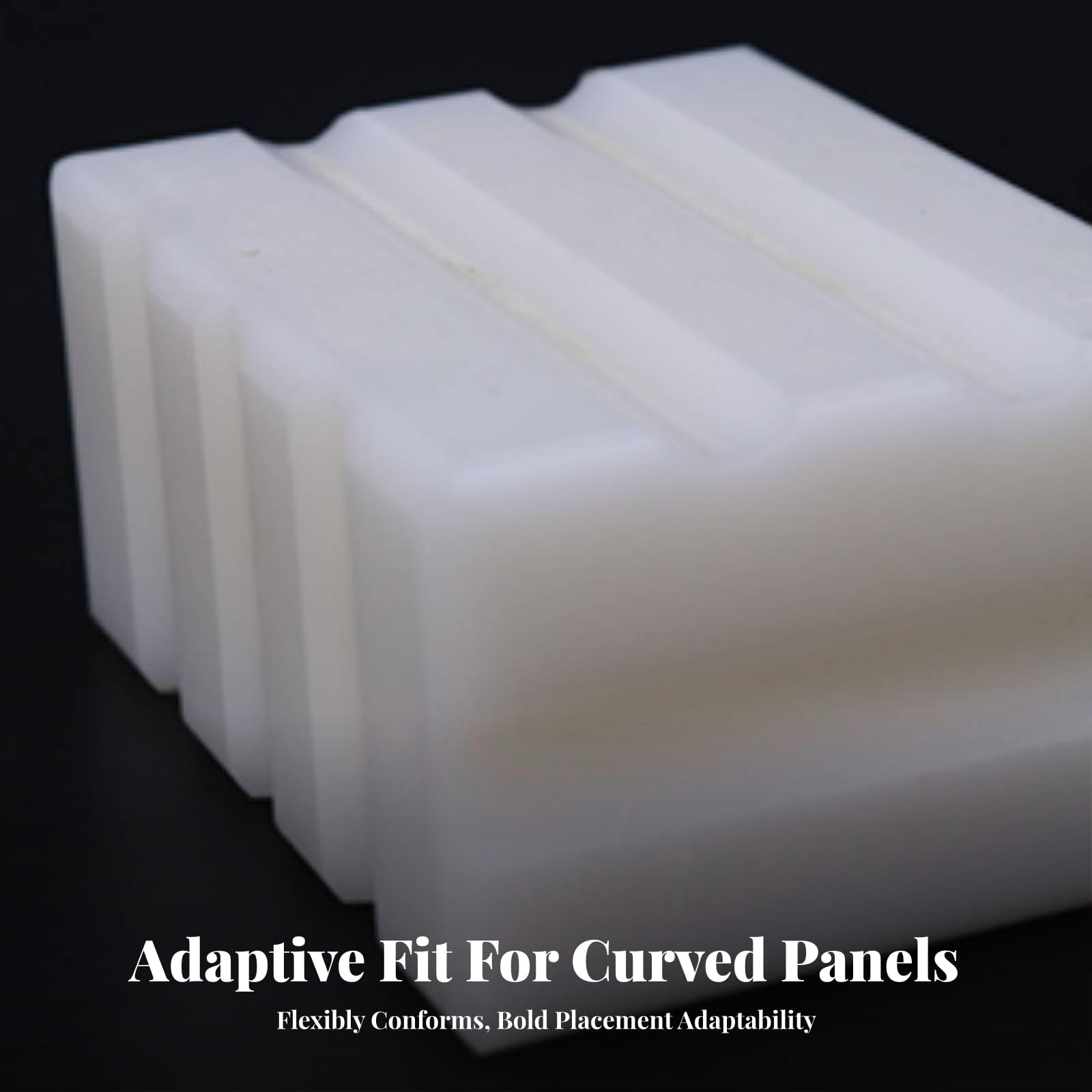 Blocco per Riparazione Ammaccature | Anti-Graffio, senza Vernice, Tassello in Plastica con Scanalature, per Garage, L