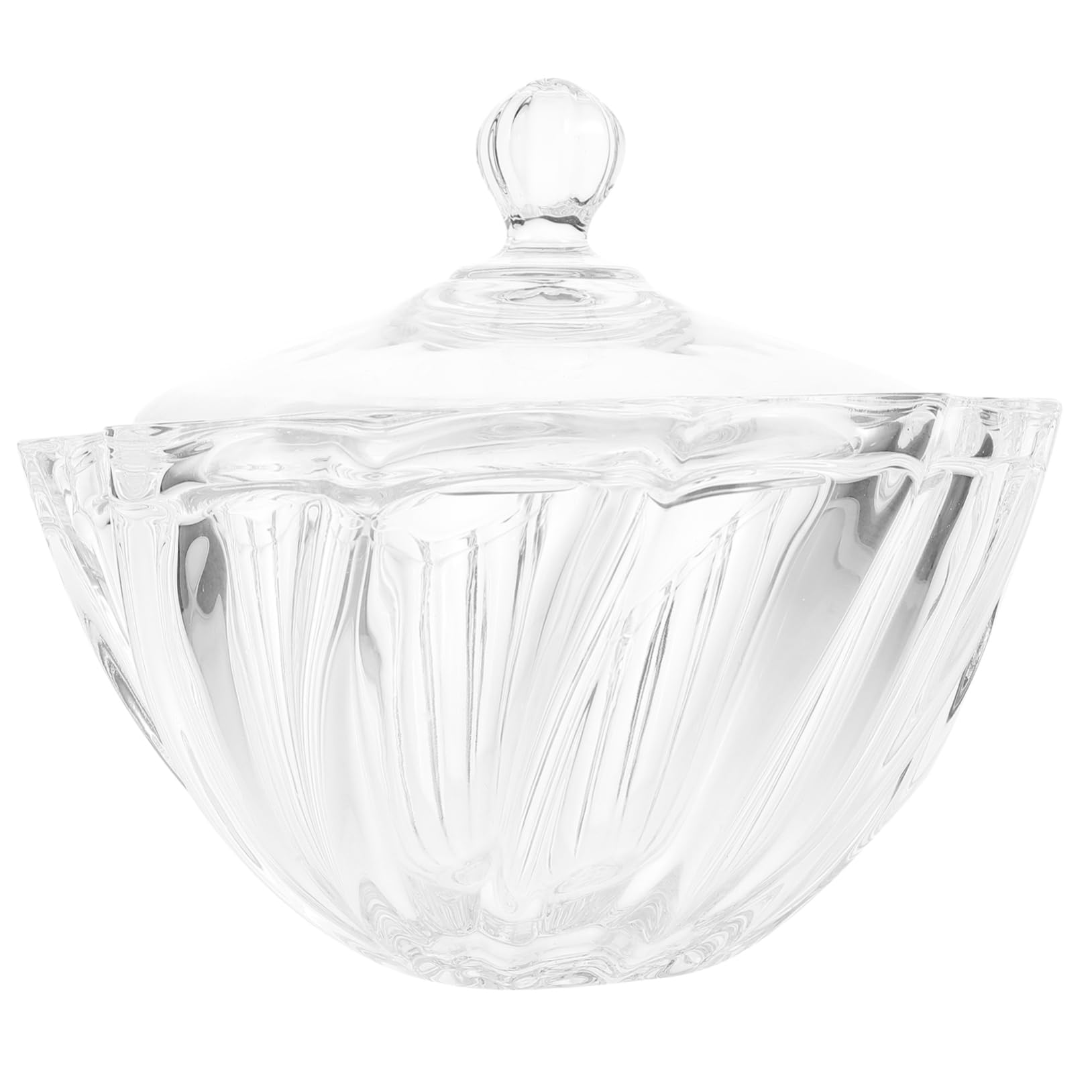 PRETYZOOM Glass Candy Jar Cookie Storage Jar Snack Container Family Decor Wedding Party Christmas Thanksgiving