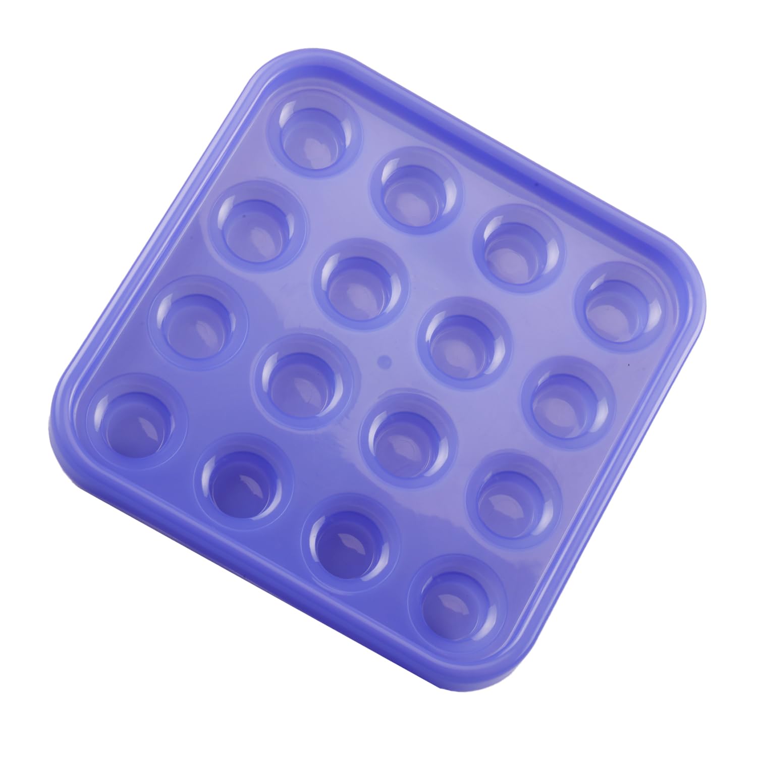 Sinsilvie Standard Billiard Ball Tray, Black Plastic Ball Carrying Tray for Billiard Table, Billiard Ball Storage Holder (Purple)