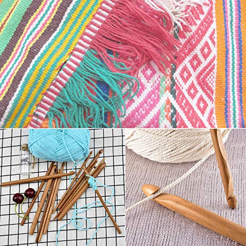 Crochet Set Crafts Weave Crochet Set Weave Craft Bamboo Handle Crochet Set 12 Sizes Kits-for Crocheting Trilobites and All Kinds of Wool - Image 4