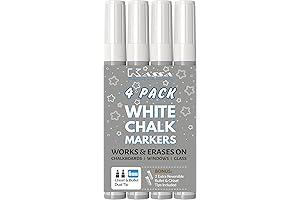 Kassa Glass Markers Washable - Effective Chalkboard, Windows, Glass Marking