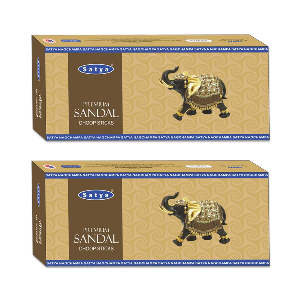 Satya Premium Sandal Dhoop Sticks (Pack of 2)