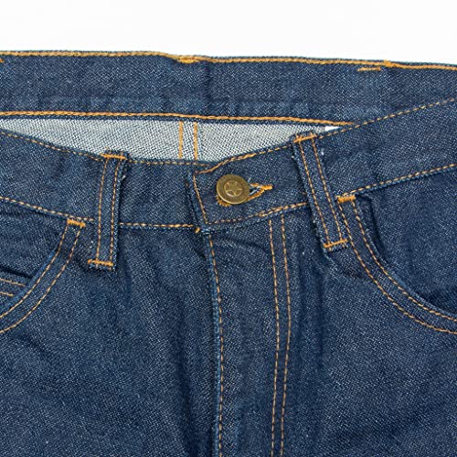 All American Men's Original Boot Cut Jeans with Gusset – Premium 15 oz. Denim, Made in USA, Comfortable Relaxed Fit, Durable Workwear for Roofers, Plumbers, Farmers – Reliable, Sturdy, Lifetime Jeans
