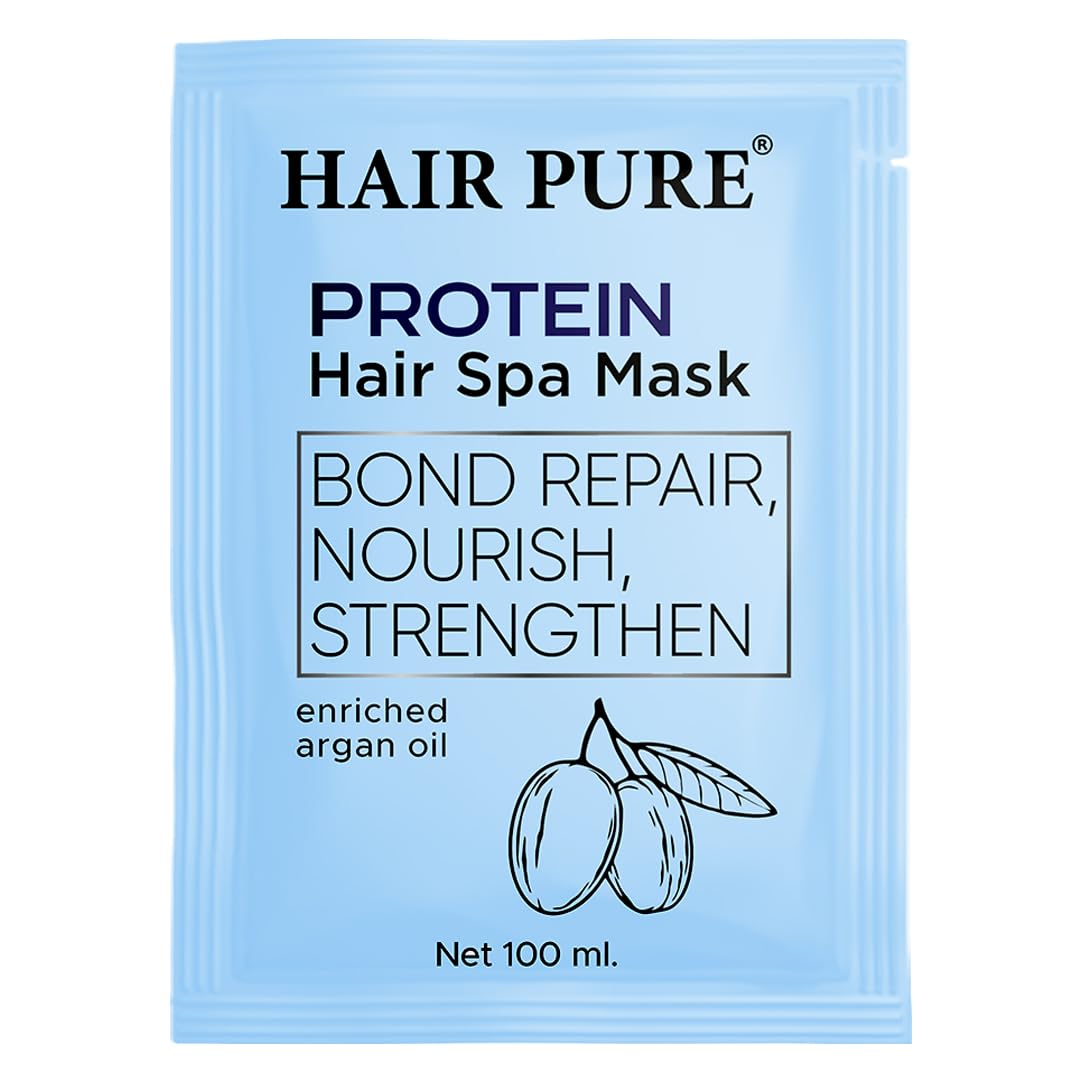 Hair Pure Protein Hair Spa Mask | Bond Repair & Nourish | Strengthening Hair Treatment for All Hair Types | Deep Conditioning & Revitalizing Spa Experience | Reduces Breakage & Restores Shine-100 ml-image-36