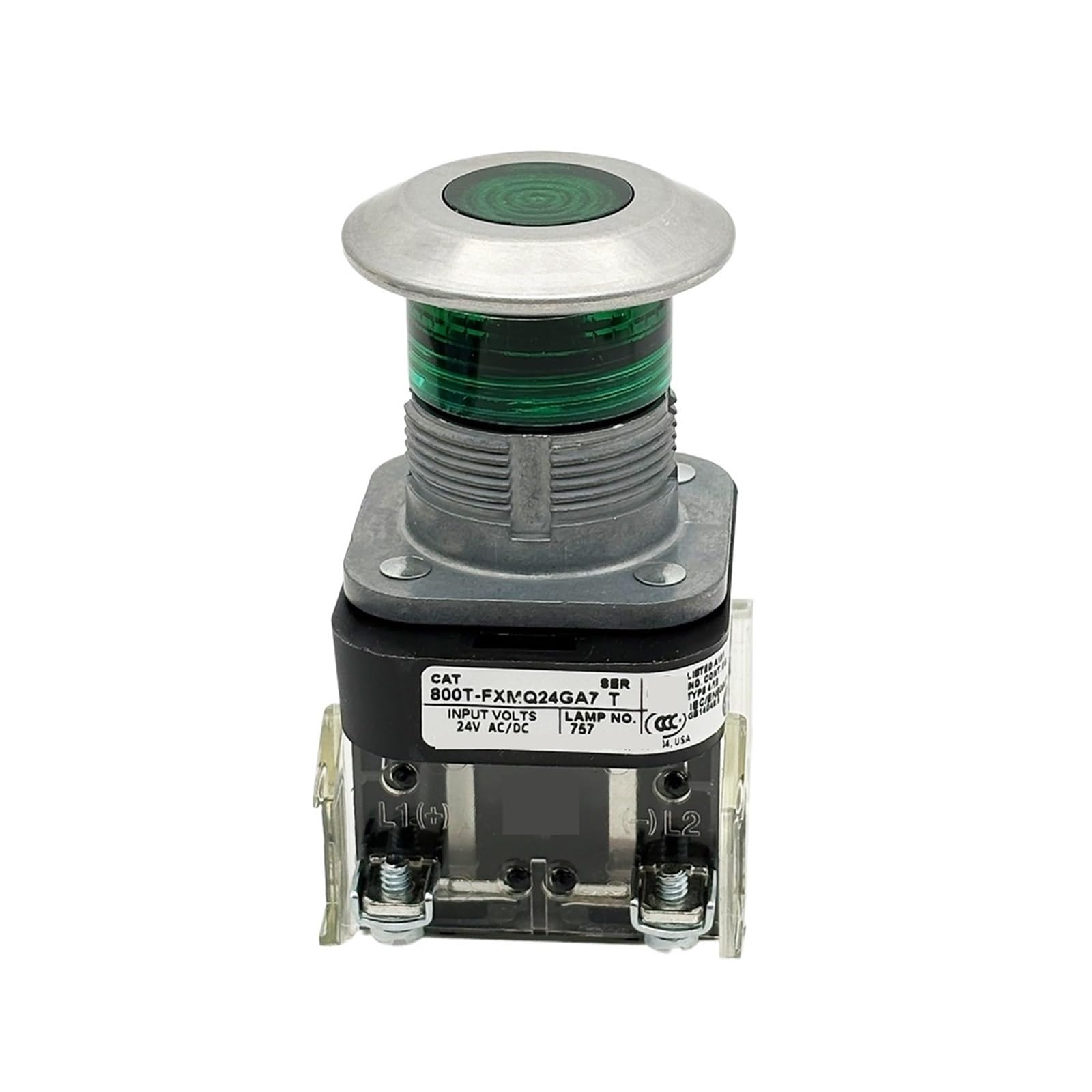 X psblty Push-Button Switch 800T-FXMQ24GA7 For Start-stop/Control Circuits