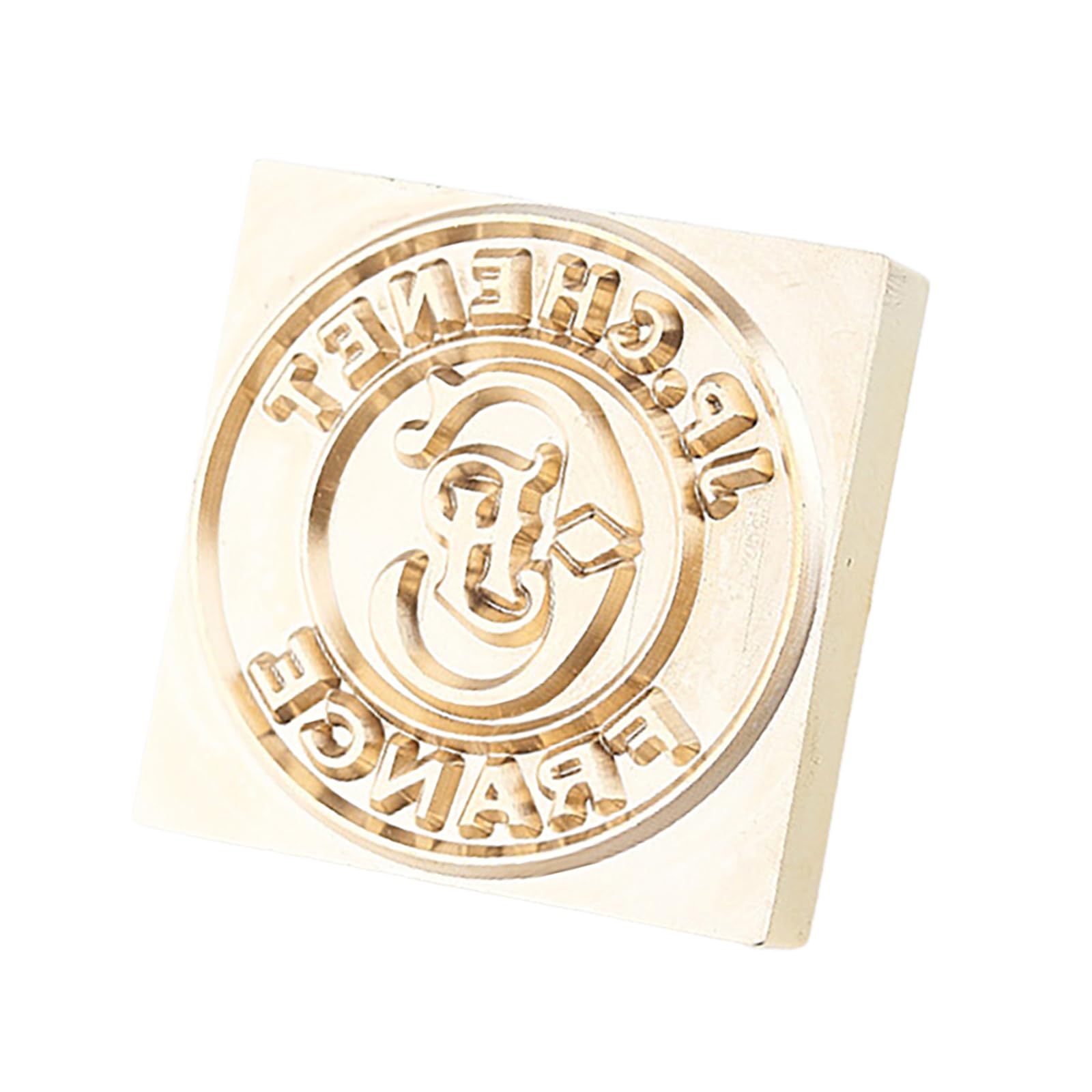 Buxuaaaa Stamp Head Sealing Stamp Head with Vintage Pattern for Seal Letter Envelope Invitation Package Decoration Decorative Brass