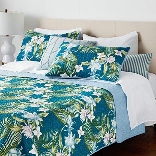 Tommy Bahama 219338 Queen Quilt Set, Reversible Cotton Bedding thumb #6