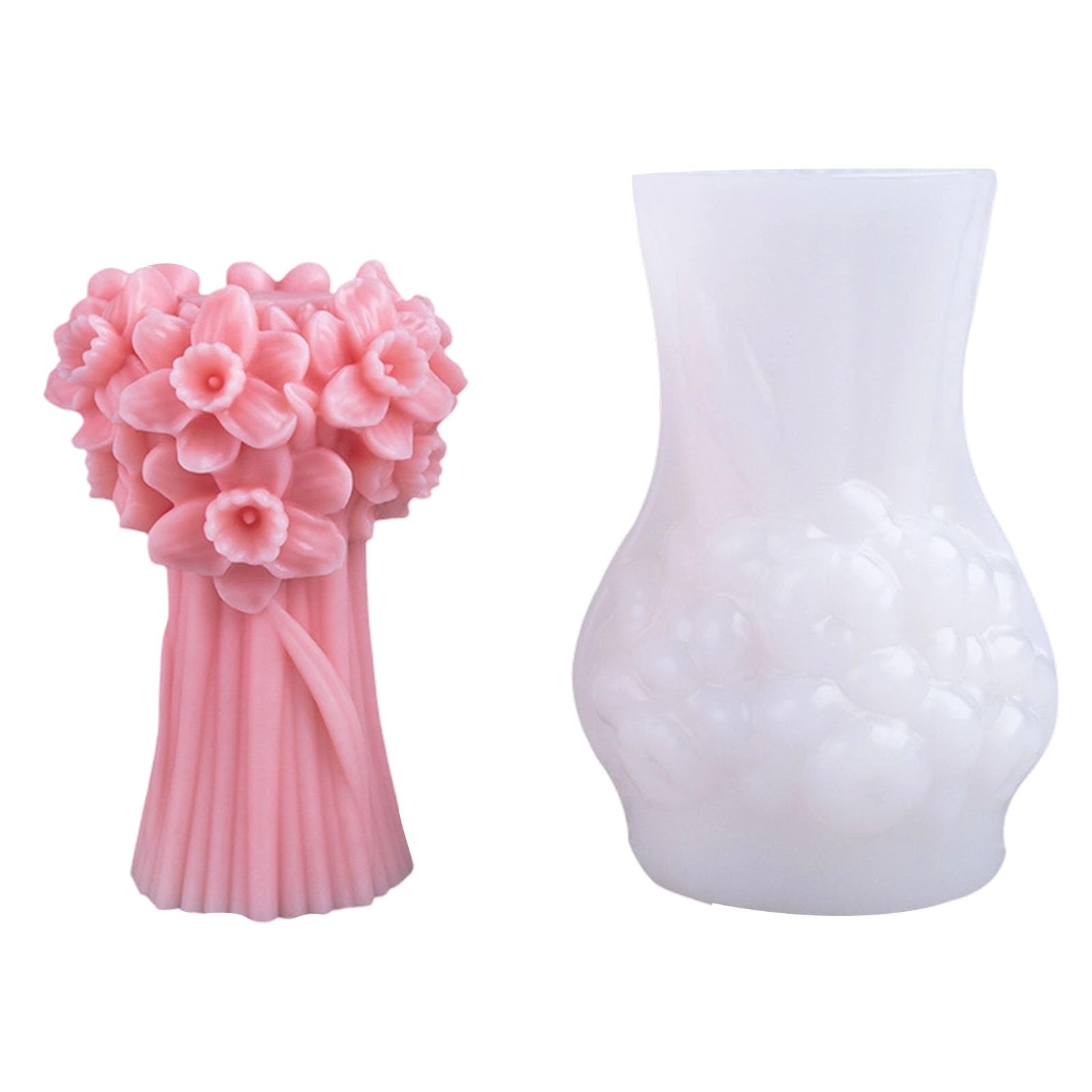Msioytog Bouquet Shaped Crafting Supplies Florals Silicone Designs Multipurpose for Home Decoration Projects Florals Making