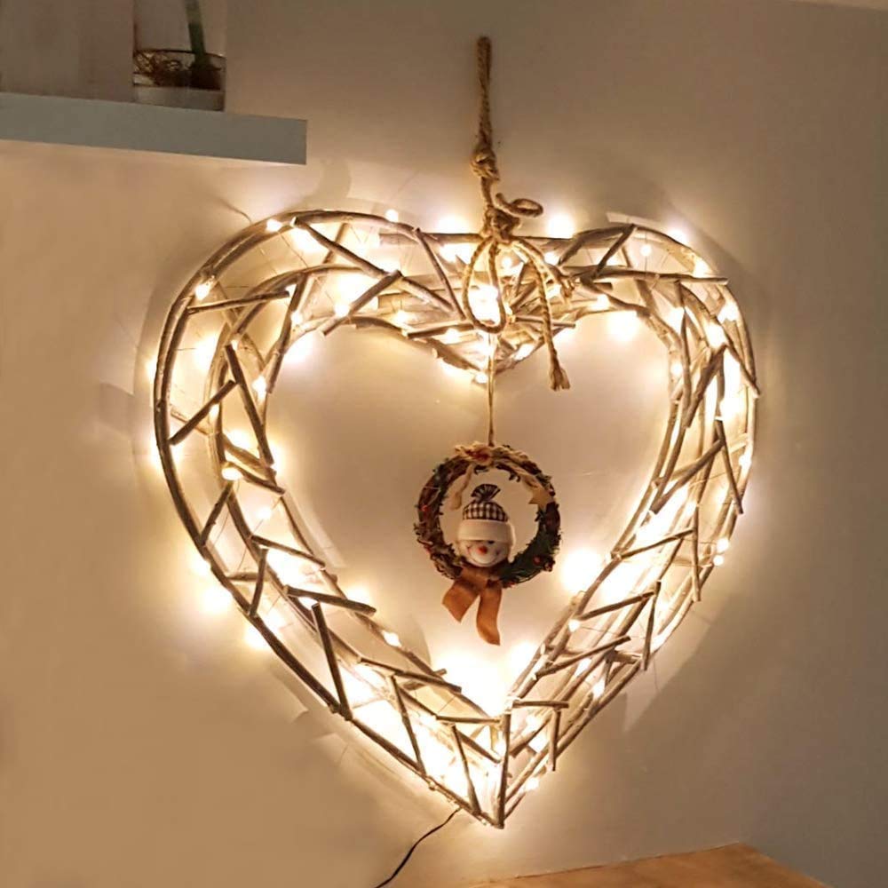 LE Catena Luminosa a LED da 20 m, 200 LED Bianco Caldo, Filo di Rame, Impermeabile IP65, Alimentazione Elettrica con Spina, per Esterni, Interni, Stanze, Feste, Matrimoni, Natalizia, ecc.