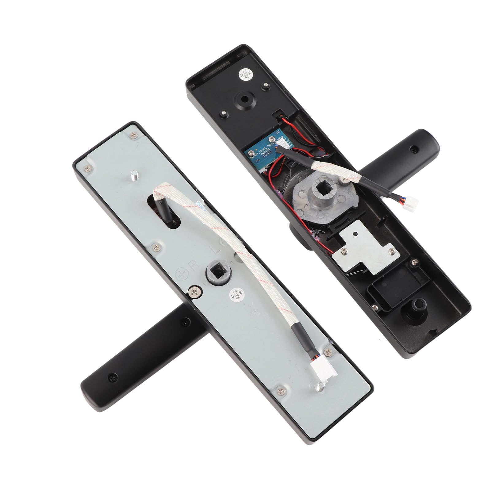 Serrure intelligente de porte numérique, serrure de porte avec clavier avec poignée, serrure de porte électronique d'empreinte digitale, compatible avec l'application Tuya