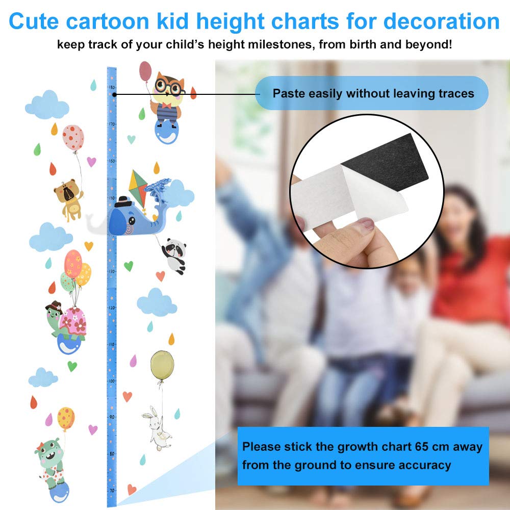 FAVENGO 3D Children Height Charts Height Wall Chart Removable
