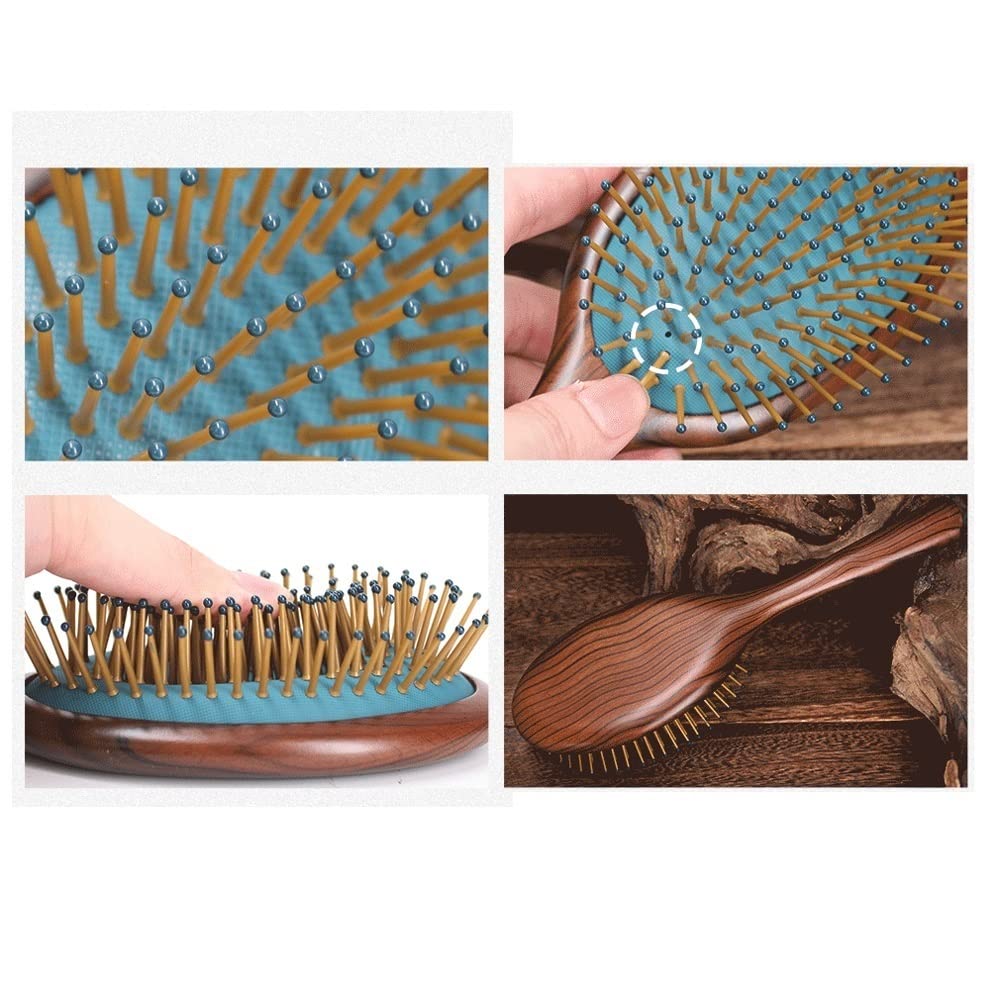 Cepillo for el cabello, peine con cojín de aire de paleta, peine for masaje del cuero cabelludo, antiestático y encrespamiento for mujeres, hombres, niños, agrega brillo, alisa el cabello ( Size : A )