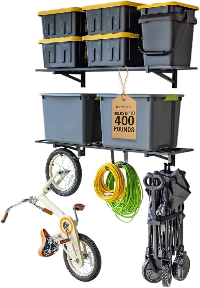 StoreYourBoard Garage Wall Shelving 2-Pack