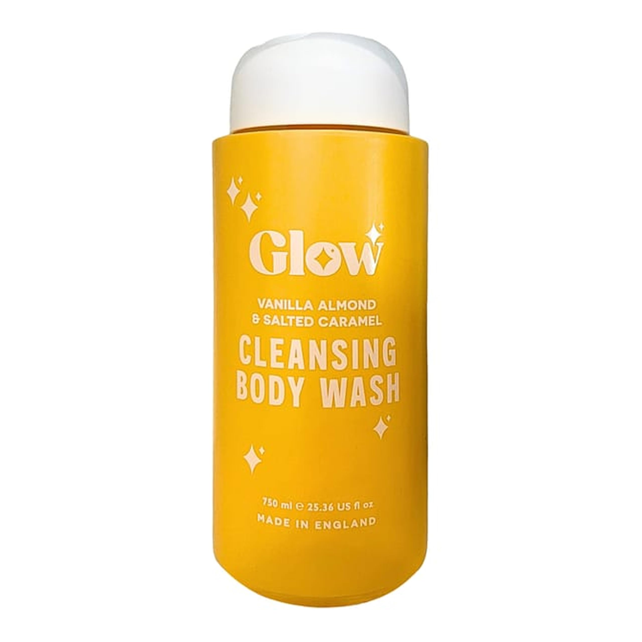 Katsy Style Glow Cleansing Body Wash 750ml – Vanilla Almond & Salted Caramel for Soft & Nourished Skin