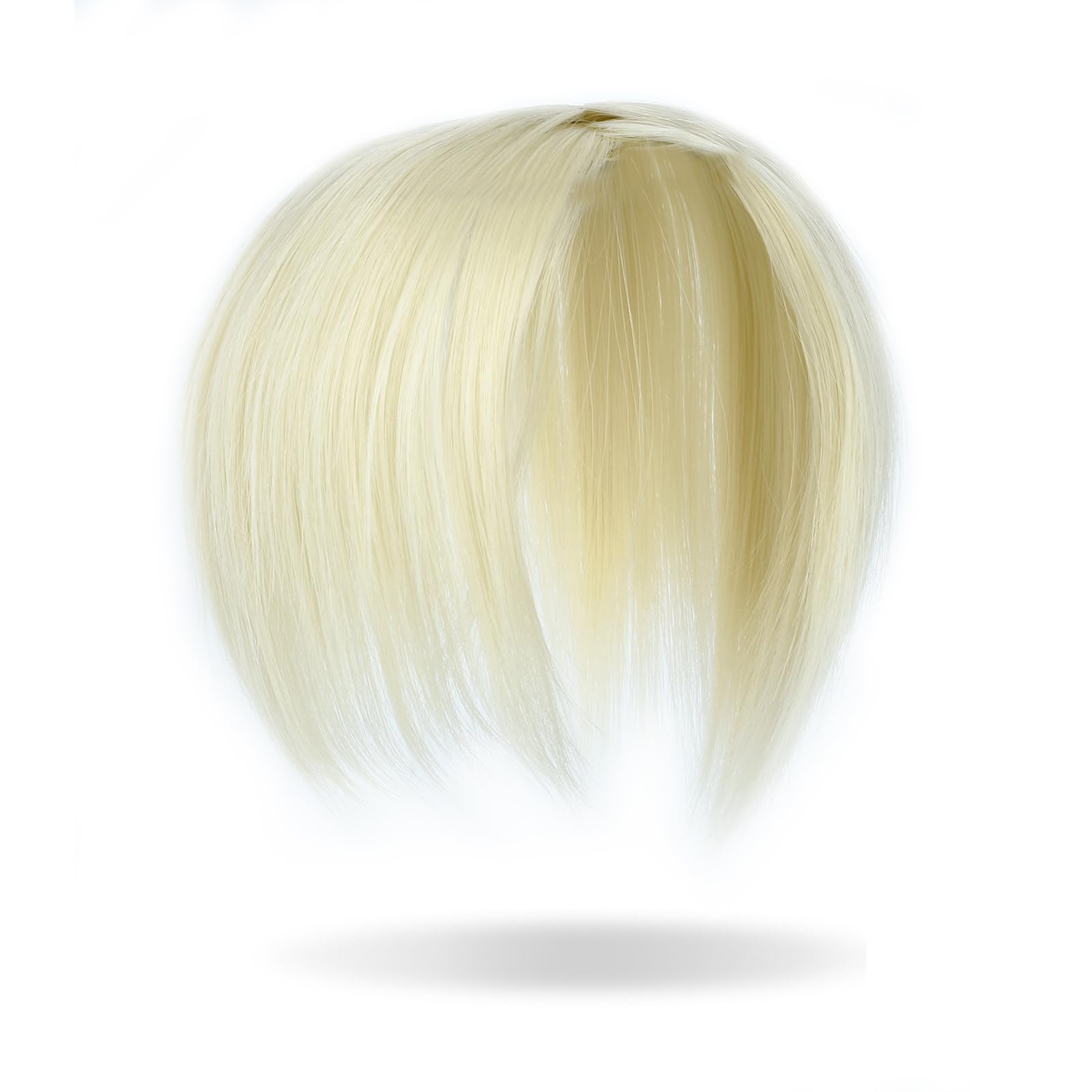 Yamel Hair Toppers for Women Clips in Hair Pieces Synthetic Straight Wiglets Hairpieces for Thinning Hair Natural Blonde - Image 3
