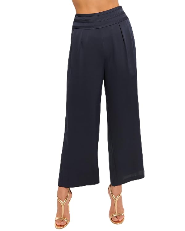 Ramy Brook Women's Cropped Joss Pant, Navy, 10 by Ramy Brook - Used condition - US$349.69