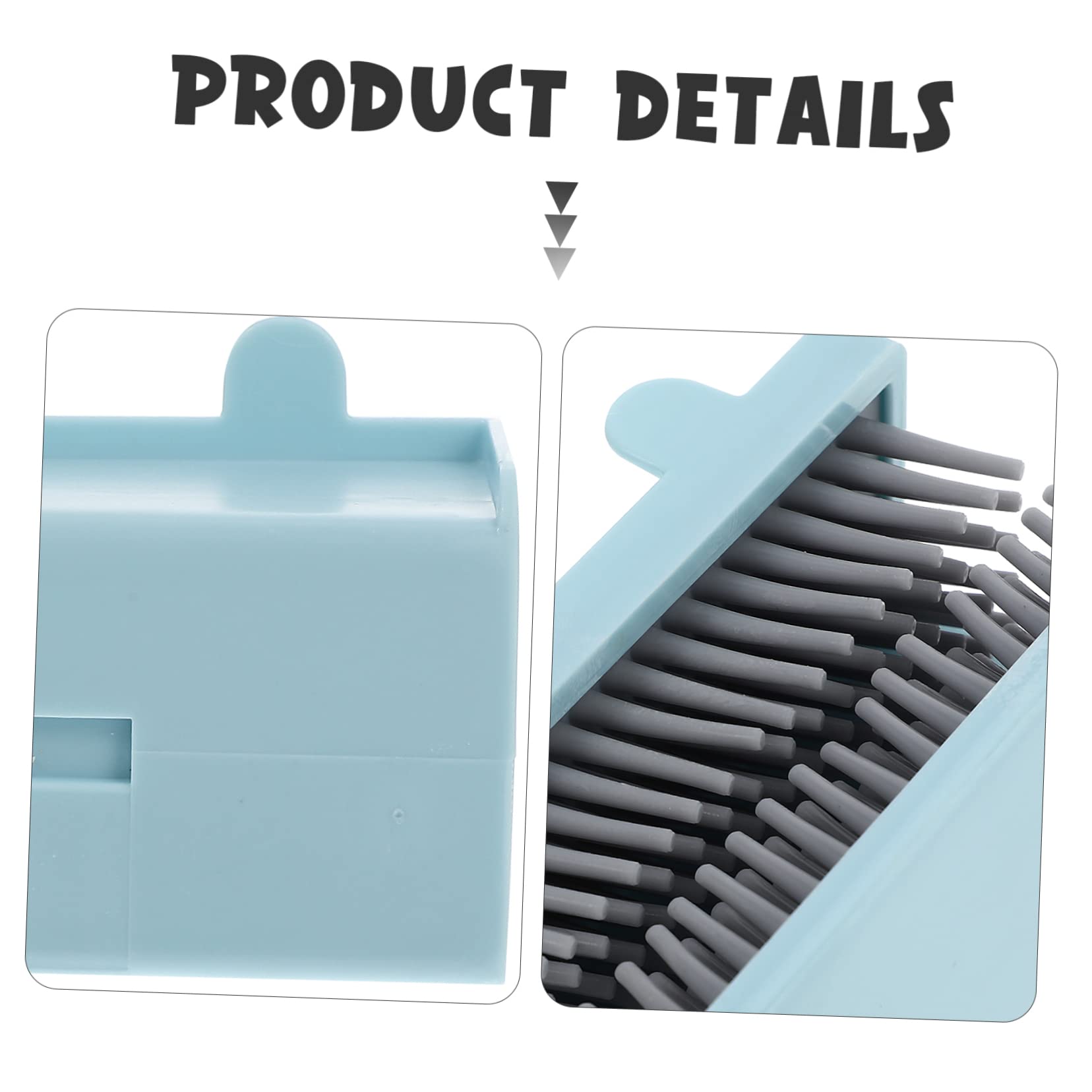 Uonlytech 3piezas Recogedor De Pelo Ducha De Silicona Reutilizable Diseño De Orejas Colector De Cabello Montado Pared para Baño Previene Tapones Drenajes