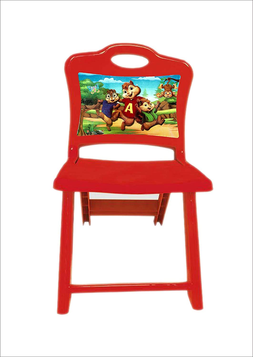 Foldable Chair Strong & Durable Plastic Best for School Study, Portable Activity Chair for Children Chair,Kids Chair,Baby Chair (Weight Handles Upto 60 Kg) (Small, Red)-image-20