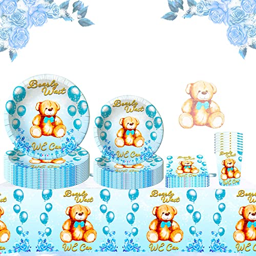 JeVenis 51 pz Blu Teddy Bear Articoli per Feste