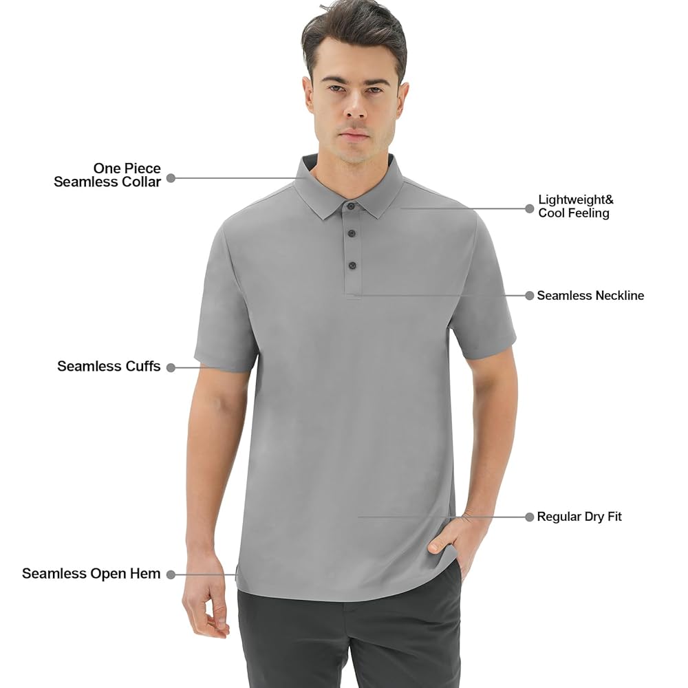 Amazon.com: DEOLAX Mens Polo Shirts Solid Mens Golf Polo Amazon.com: DEOLAX Mens Polo Shirts Solid Mens Golf Polo
