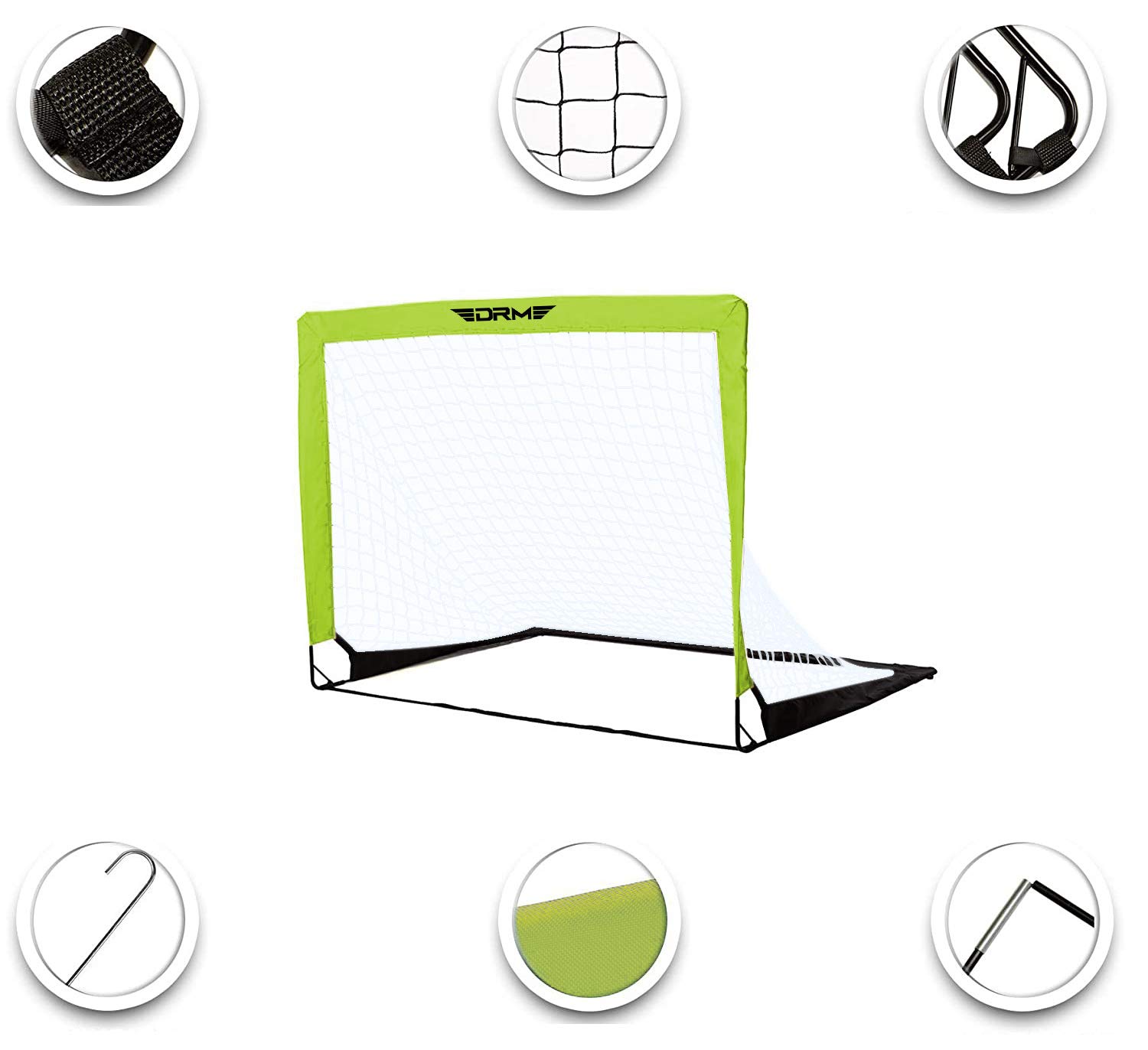 アルミサッカーゴール2つセット 金属製 使用感あり Amazon | アルミ製、組立式ミニサッカーゴール2台セット、横幅2m