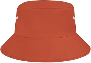 Solid Color Bucket Hat for Men Adults Unisex Sun Protection Fisherman Cap Lightweight Safari Hat for Travel Outdoor