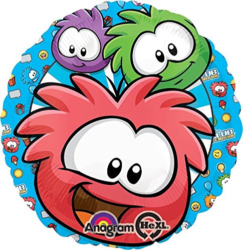 Club Penguin Colorful Characters 18" Mylar Foil Balloon