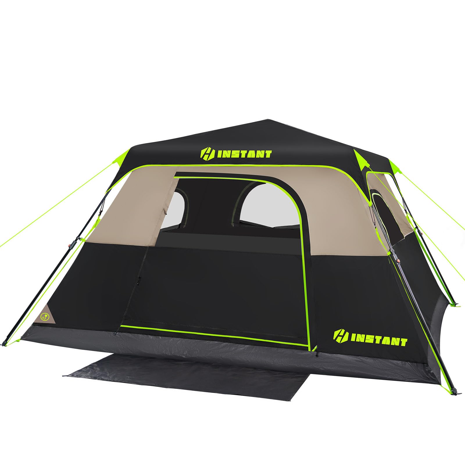 Photo 1 of HINSTANT Instant Tent, 6 Person Blackout Tents for Camping with Top Rainfly