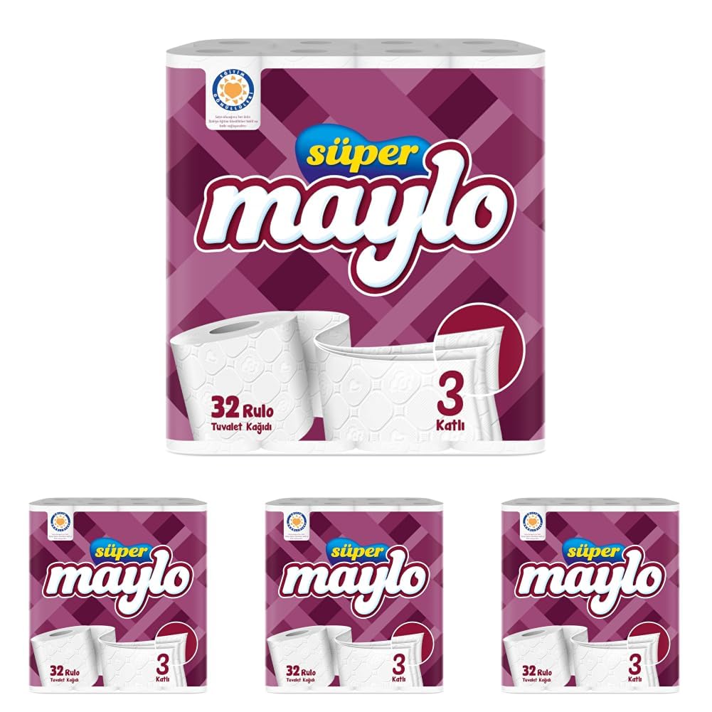Maylo 32’li Tuvalet Kağıdı (4 paketi)