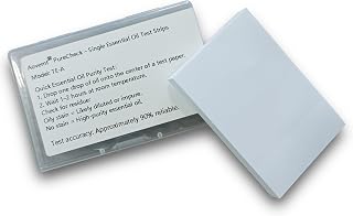 Essential Oil Purity Test Strips – 60-Pack with Box, Detect Additives in 2–3 Hours, Easy at-Home Use, Works with All Oils