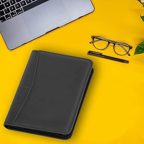 Miniatura 5 de Carpeta Junior PadfolioCurrículum con bloc de notas forrado recargable, carpeta de padfolio A5, cartera de negocios, funda multifunción, bloc de