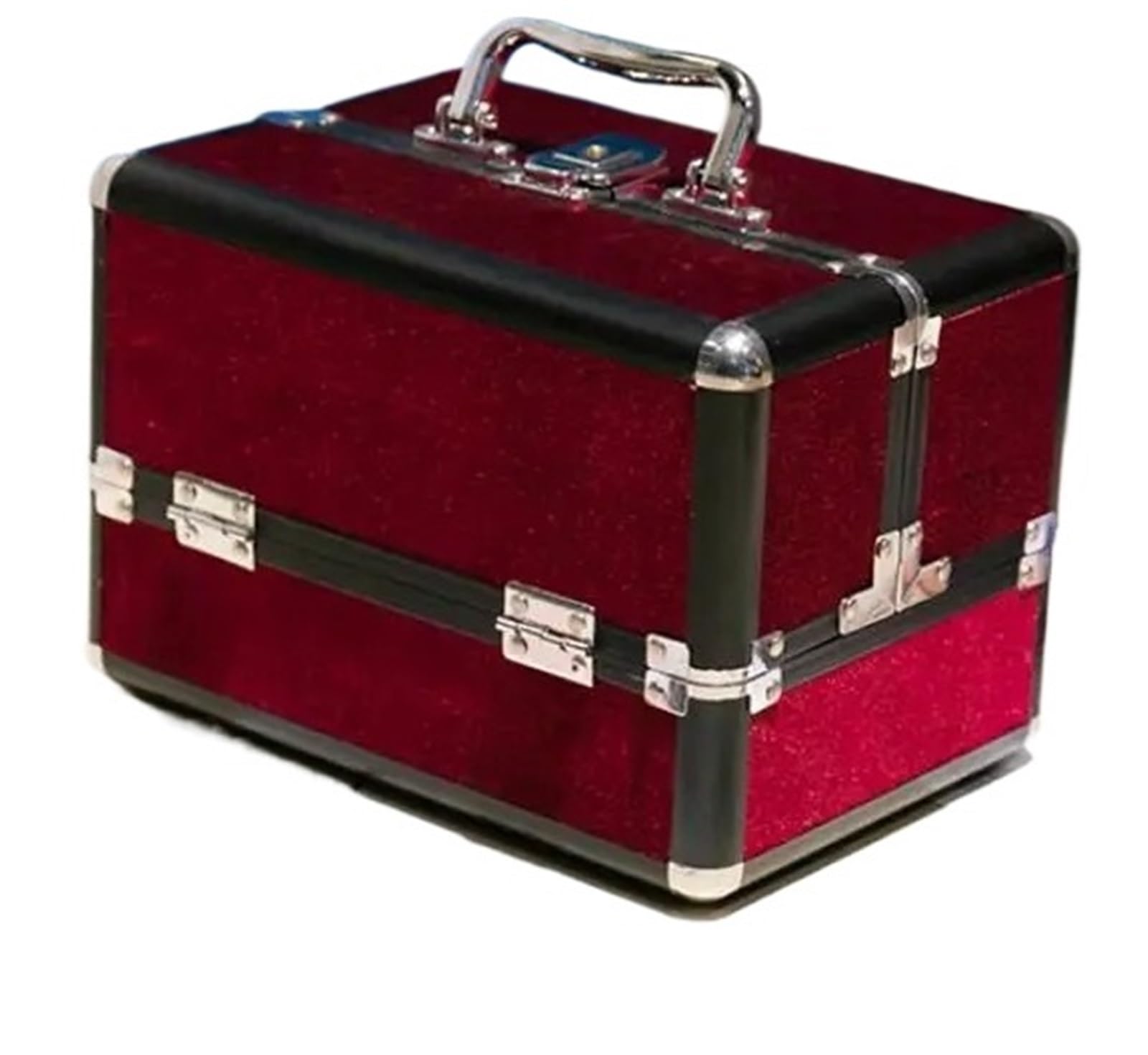 Porta Smalti Organizer Scatola for cosmetici da donna Valigia for trucco Custodia for salone di bellezza Organizzatore for cosmetici for unghie Borsa for cosmetici Custodia for trucco da viaggio multi
