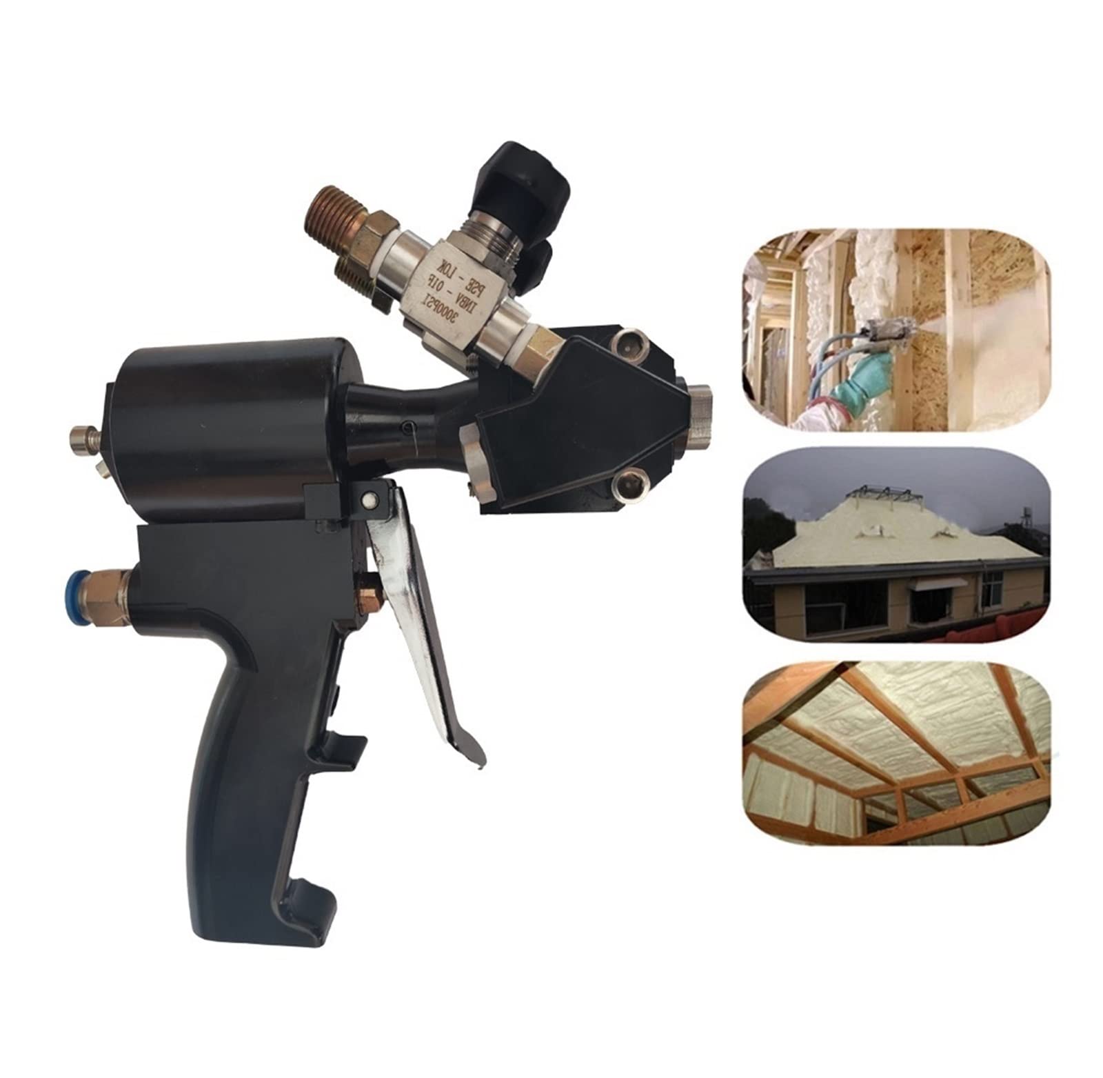 Polyurea And Polyurethane PU Foam Spray Gun Upgrade P2 Air Purge Sprayer Tools With Accessory Bag,DIY Tools