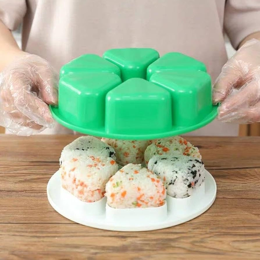 Amazon｜DIANX おにぎり型 6穴 おにぎりメーカー 三角寿司型