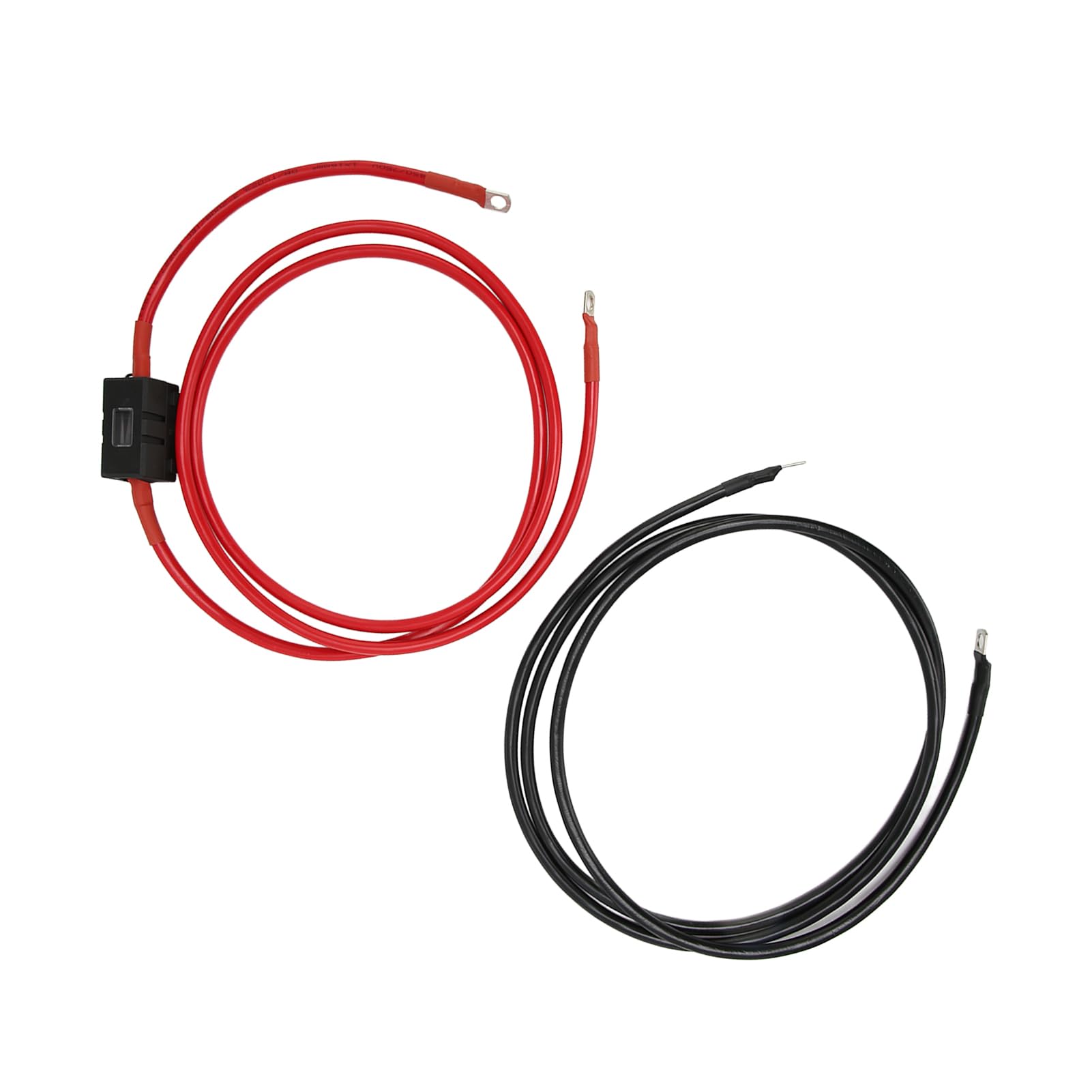 Inline-Draht-Sicherungshalter, Kupferkern, 5 AWG, Robuste Ausführung für den Stromanschluss von Solarautos und Schiffen (5m)