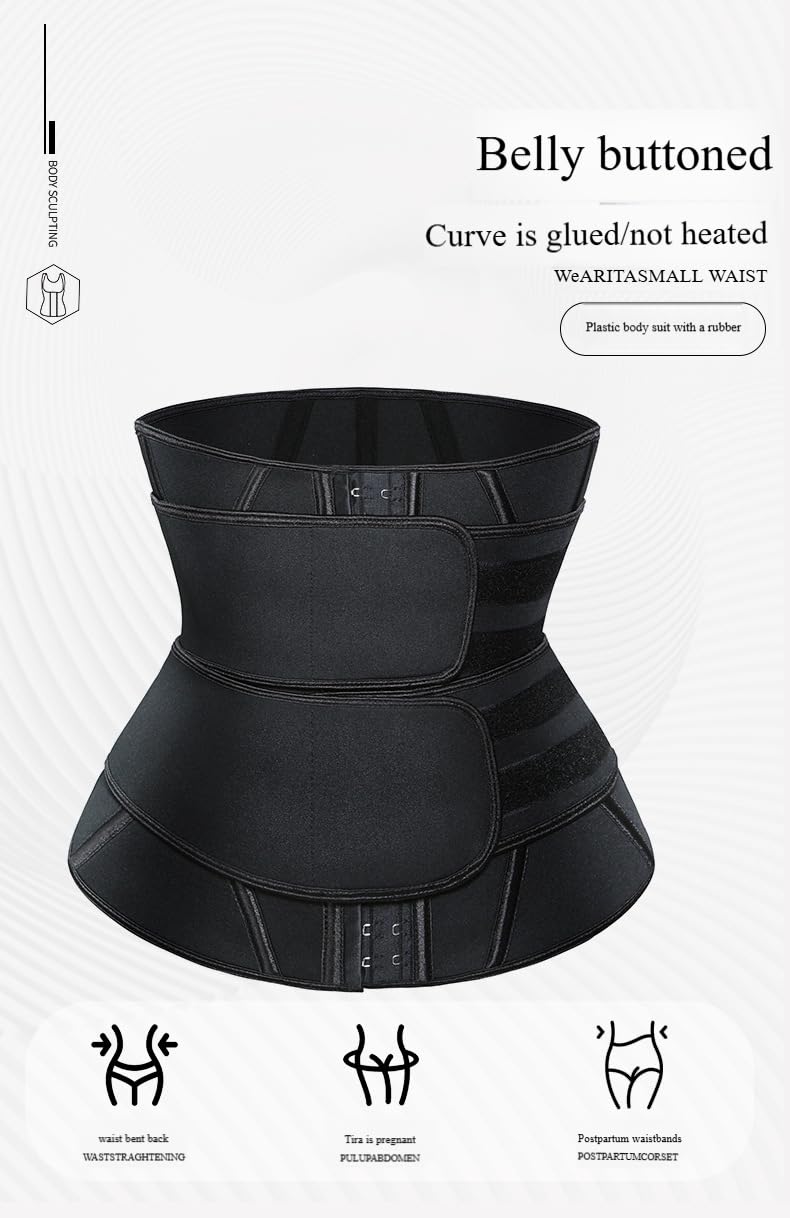 Corsetto Donna 3 in 1 Avvolgimento del Ventre Postpartum Cinghia di Recupero della Sezione C per Bacino di Cintura - Donne Banda Postnatale di Ventre Dopo La Gravidanza-cloruro-m