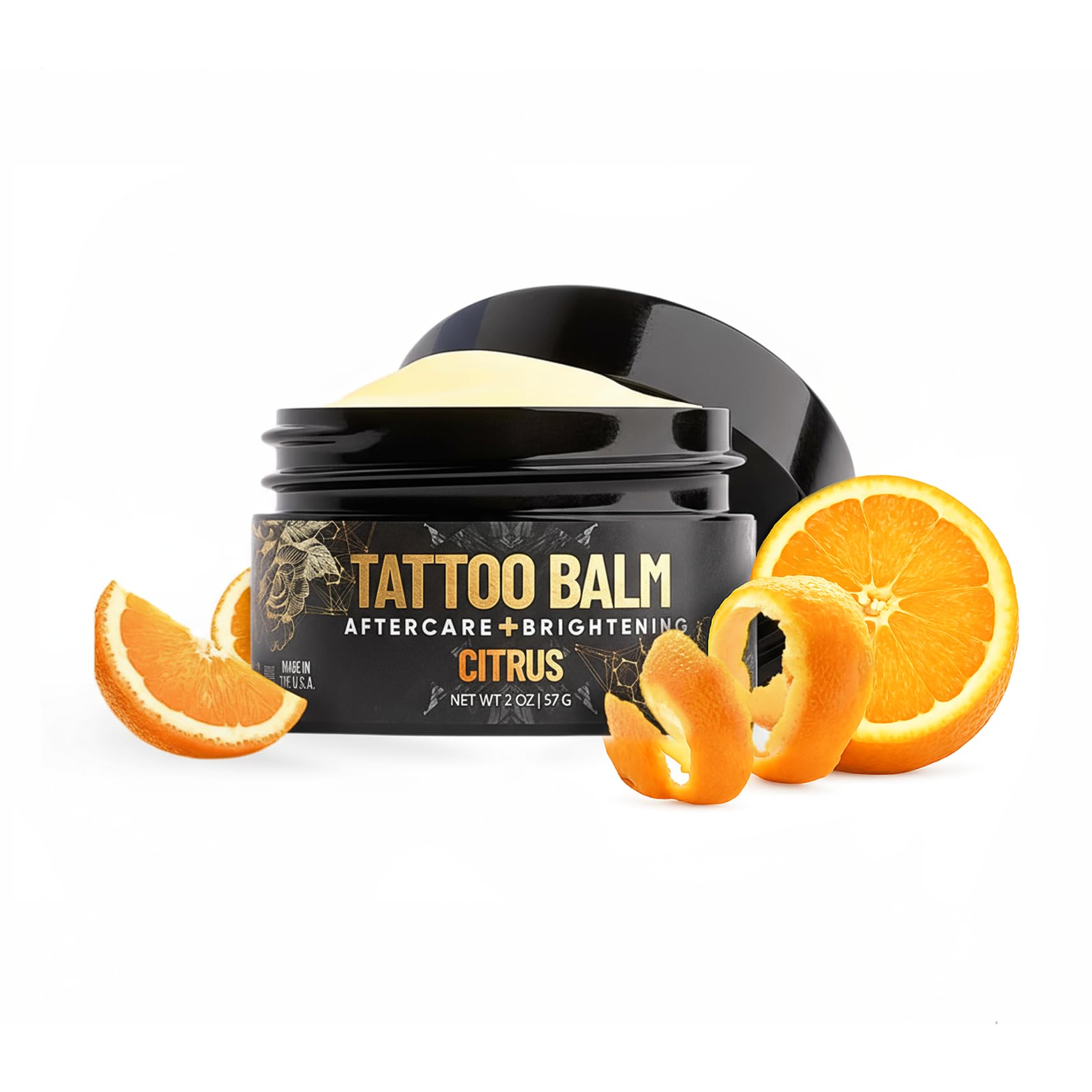 Derm Dude Tattoo Aftercare Brightening Balm | Moisturizing Balm to Heal Protect & Rejuvenate New & Existing Tattoos | Non-Greasy Formula with Dragon's