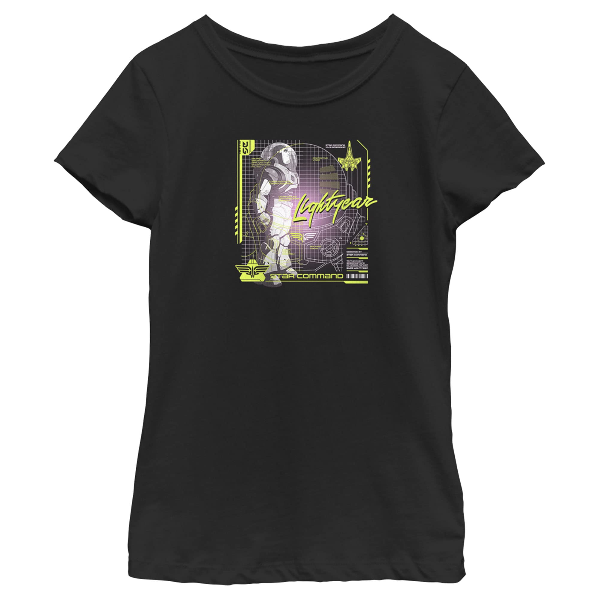 Fifth Sun Mädchen Pixar Lightyear Future Girls Short Sleeve Tee T-Shirt