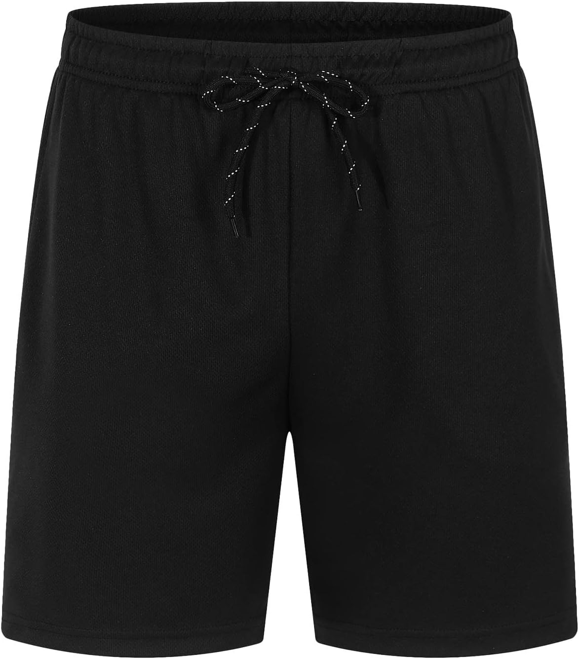 Men’s Lightweight Gym Shorts Plain Color Athletic Pants with Mesh Lining Elastic Waistband Sweatpants with Drawstring Loose Fit Summer Shorts Quick Dry Half Pant for Outdoor Training S-4Xl