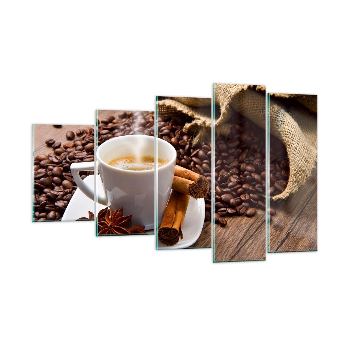 Moderne Impression sur Verre Café noir petit déjeuner chocolat Image Tableau en Verre Decoration Murale 105x70cm Deco Salon Chambre Triptyque 3 parties Grand Tableaux Decoratifs Art GCE105x70-2152 Moderne Impression sur Verre Café noir petit déjeuner chocolat Image Tableau en Verre Decoration Murale 105x70cm Deco Salon Chambre Triptyque 3 parties Grand Tableaux Decoratifs Art GCE105x70-2152