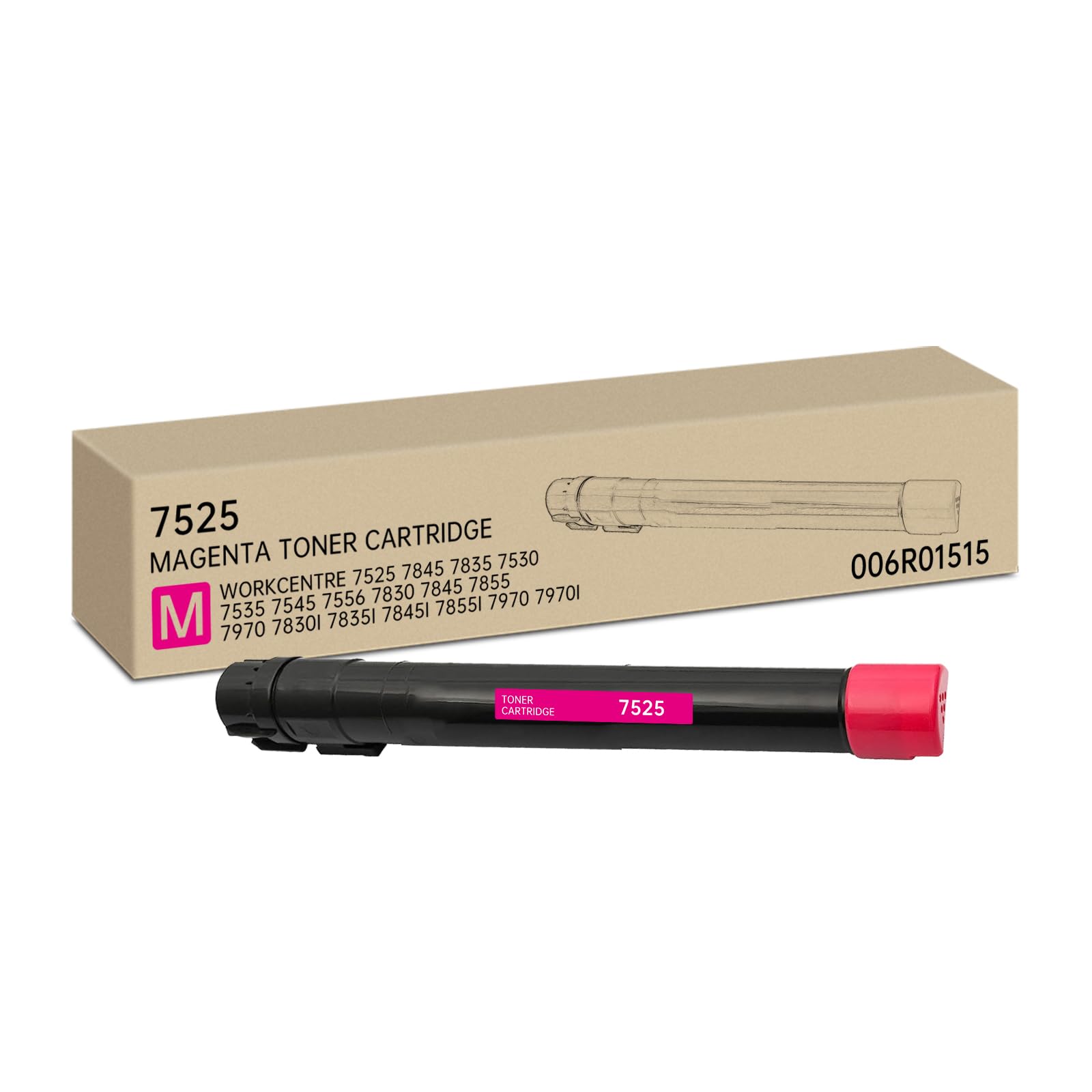 7525 Toner Cartridge Replacement for Xerox 006R01515 Toner for Xerox WorkCentre 7525 7845 7835 7530 7535 7545 7556 7830 7845 7855 7970 7830i 7835i