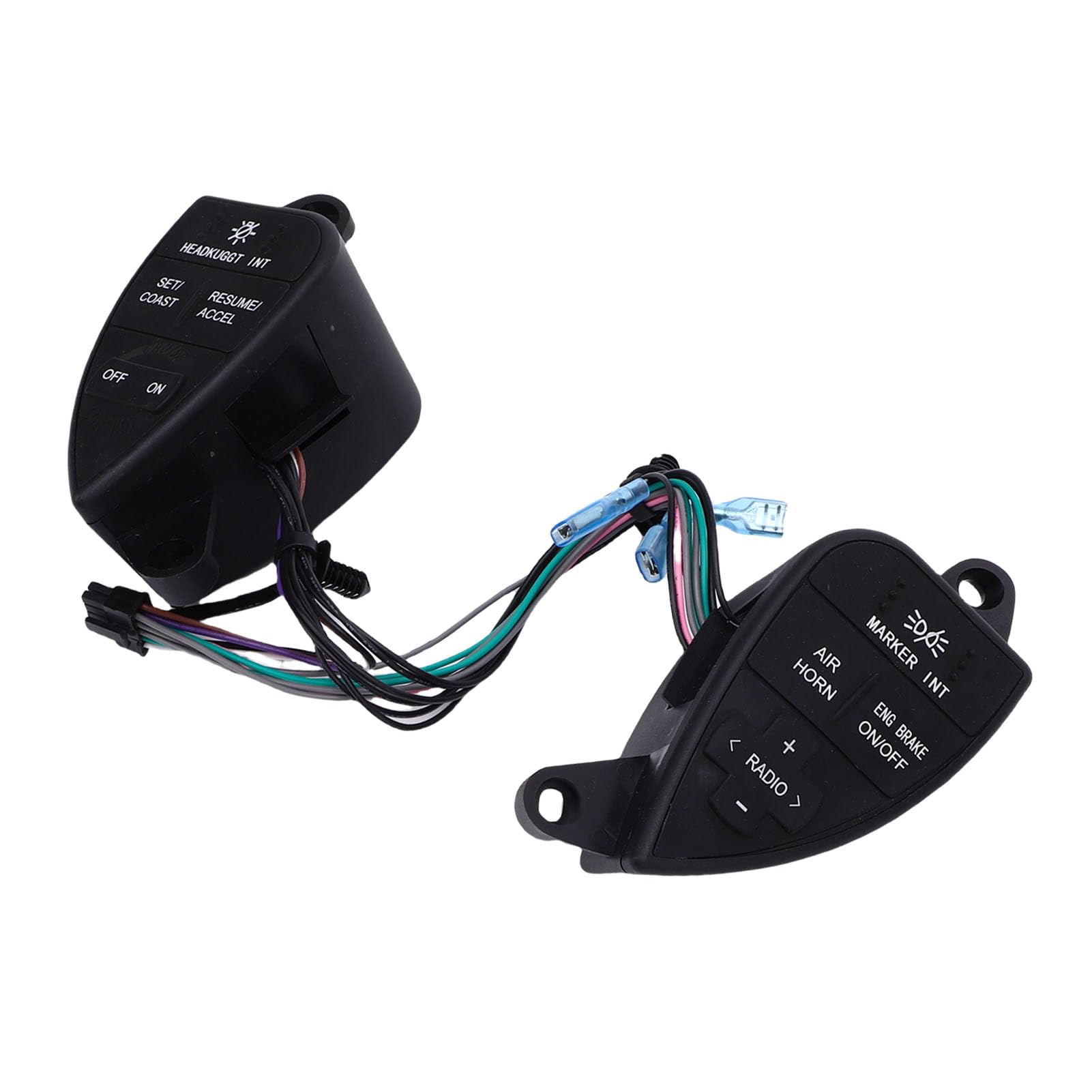 Aramox Interruptor de Control del Volante ABS Interruptor de Crucero de Repuesto 9015101 2611199C91 para International ProStar 2007 2016 Ajuste Directo para Conductores de Camiones