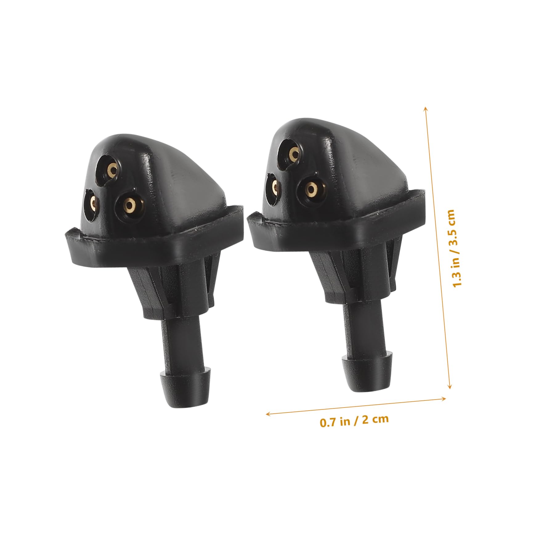 GRIRIW 10pcs Windshield Washer Nozzle Kit for Auto Replacement Spray Nozzles Durable Washer Accessories for Clear Visibility Safe Driving in Snow Ice or Car Wash