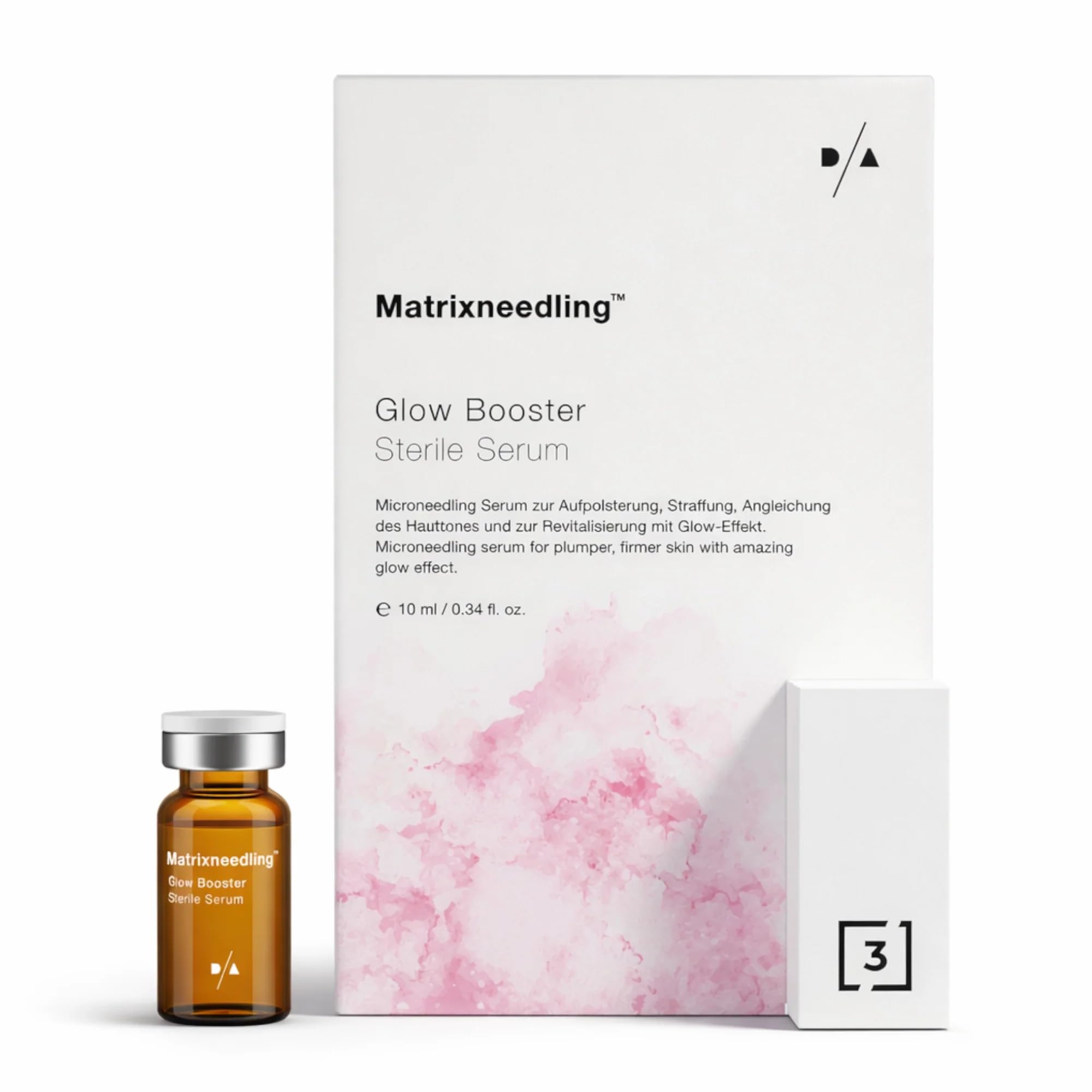 Matrixneedling™ Glow Booster Serum | 3-fach Hyaluron + DMAE | Steriles Microneedling Serum für BB Glow & Dermapen | Anti Aging, Feuchtigkeit, Hautstraffung, Glow Effekt, professionelle Anwendung