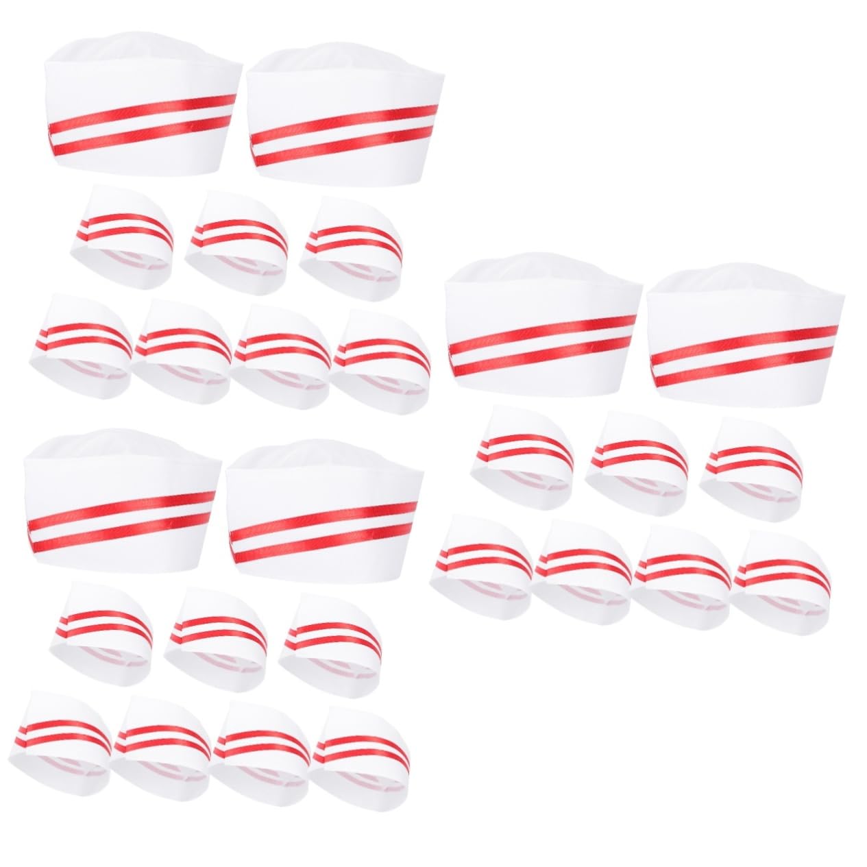 Healvian Gorro De Chef Unisex Sombreros De Cocina Clásicos para Chefs para Restaurantes Y Cafés